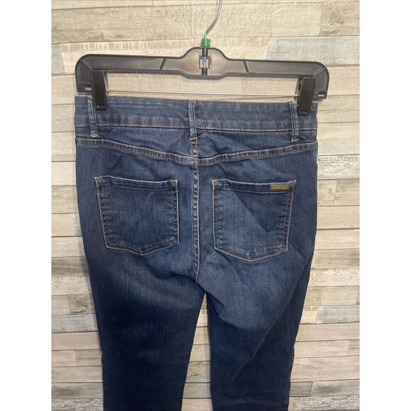Women’s White House Black market denim jeans skinny dark wash size 0 - Picture 9 of 10